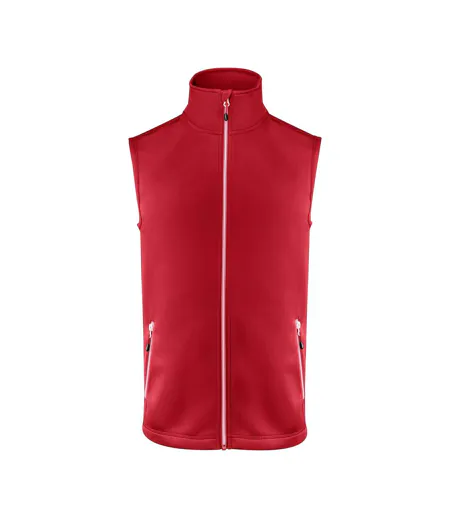Mens Powerslide Gilet Red Printer