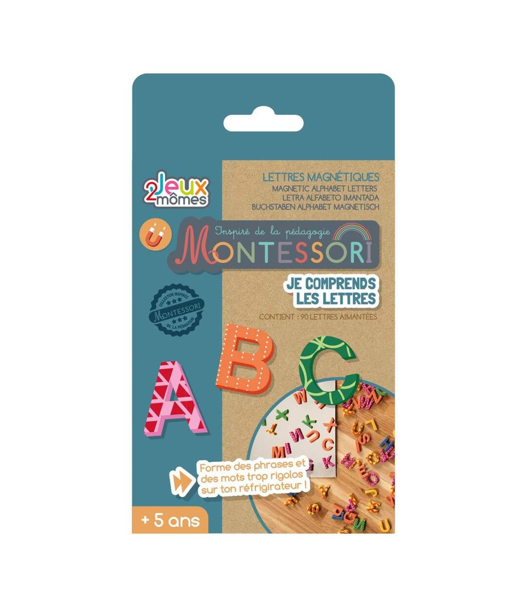 Jeu Éducatif Je Comprends les Lettres 14cm Multicolore-1