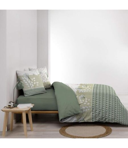 Parure de Lit 3 Pièces Poetine 240x220cm Vert