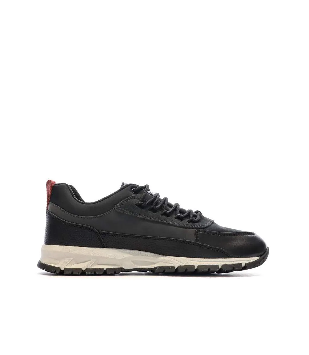 Baskets noires homme geox doray-2