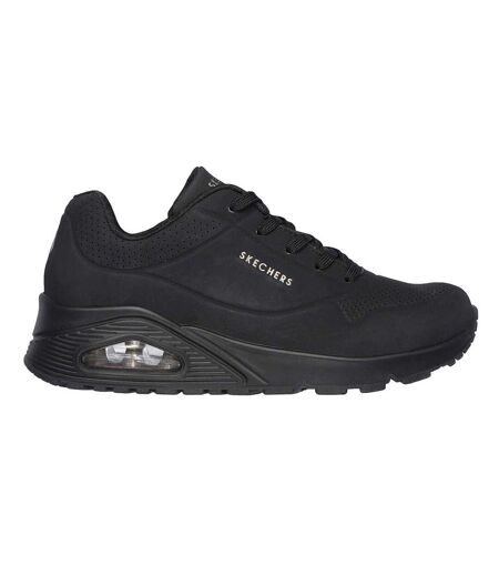 Baskets Uno Stand On Air Femme Noir Skechers