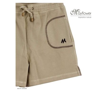 Short de sport en molleton femme sable MAYFLOWER SE9039S : la fraîcheur et la légèreté pour l'été