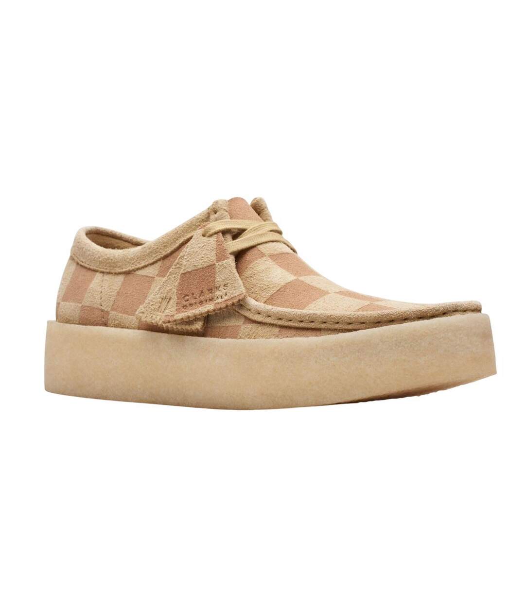 Chaussures Style À Carreaux Wallabee Homme Marron Clarks-1