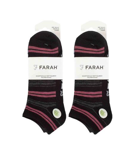 10 Pack Mens Breathable Bamboo Plain Trainer Socks