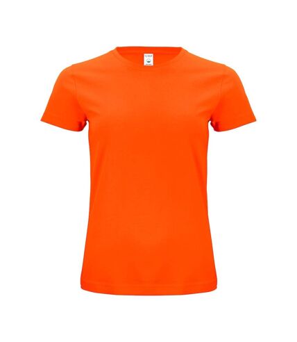 T-shirt femme orange Clique