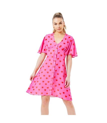 Robe femme rose Hype