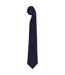 Premier Tie - Men Plain Work Tie (Pack of 2) (Navy) (One Size)