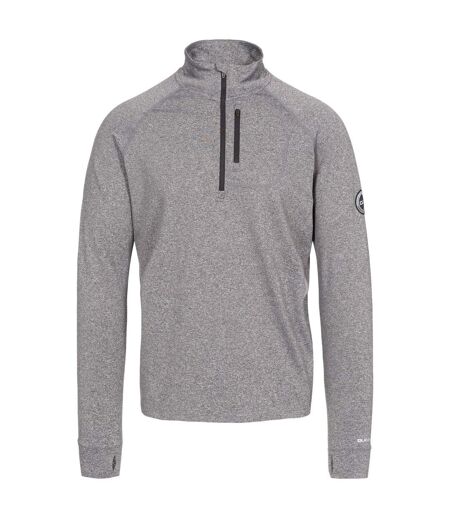 Trespass Mens Nicholas Long-Sleeved Sports Top (Gray Marl)