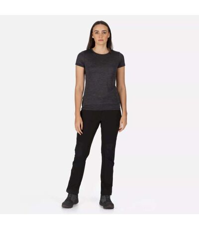 Womens/ladies Questra Iv Stretch Hiking Trousers Black Regatta