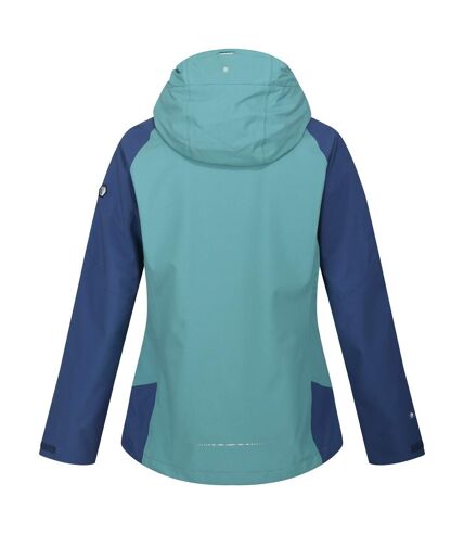 Regatta Womens/Ladies Raddick Waterproof Jacket (Bristol Blue/Dusty Denim) - UTRG9326