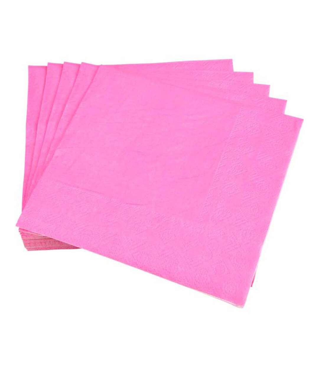 Lot de 20 Serviettes en Papier Vitamine 33x33cm Rose-1