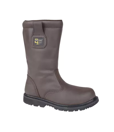 Bottes De Sécurité De Manutentionnaire Homme Marron Grafters
