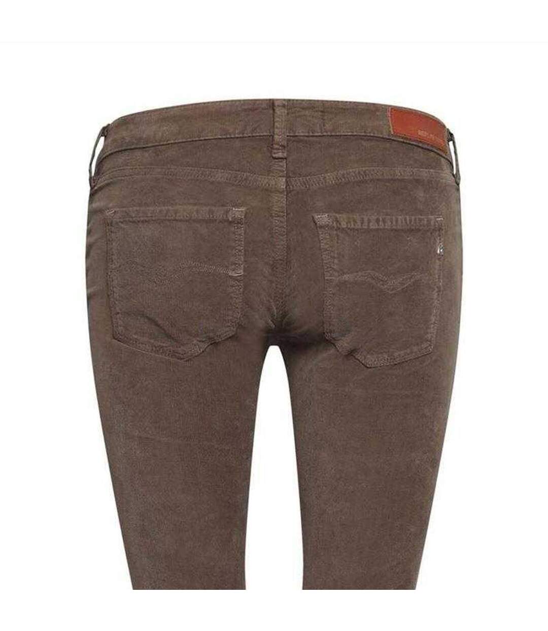 Womens/ladies Luz Skinny Jeans Beige Replay-4