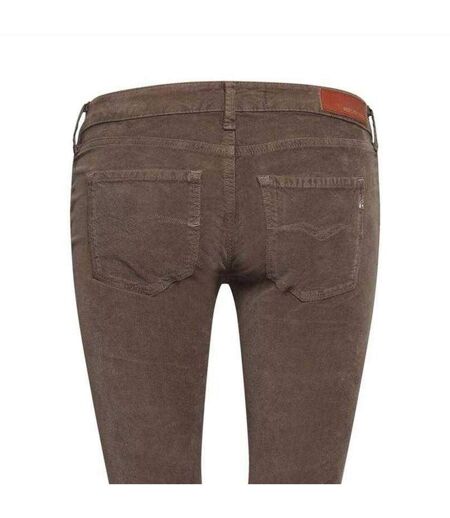 Womens/ladies Luz Skinny Jeans Beige Replay