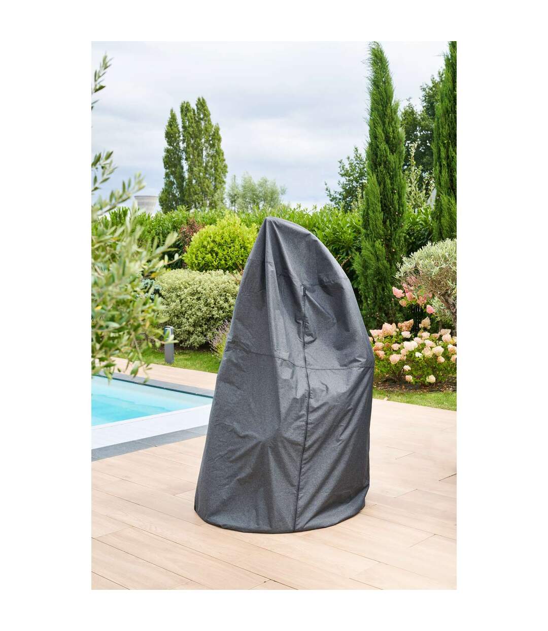 Housse de protection pour loveuse HAMBO - 125 x 125 x 205 cm - Gris-2