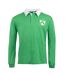 Unisex Adult Heavy Cotton Long-sleeved Rugby Shirt Kelly Green KooGa-1