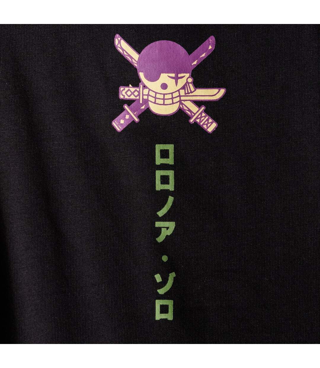 T-shirt homme confort fit avec print One Piece Zoro Capslab-4