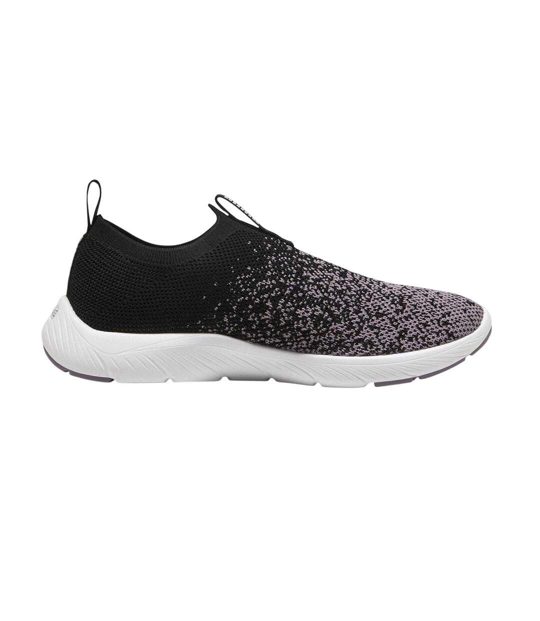 Womens/ladies Softride Remi Trainers Black White Plum Puma-1