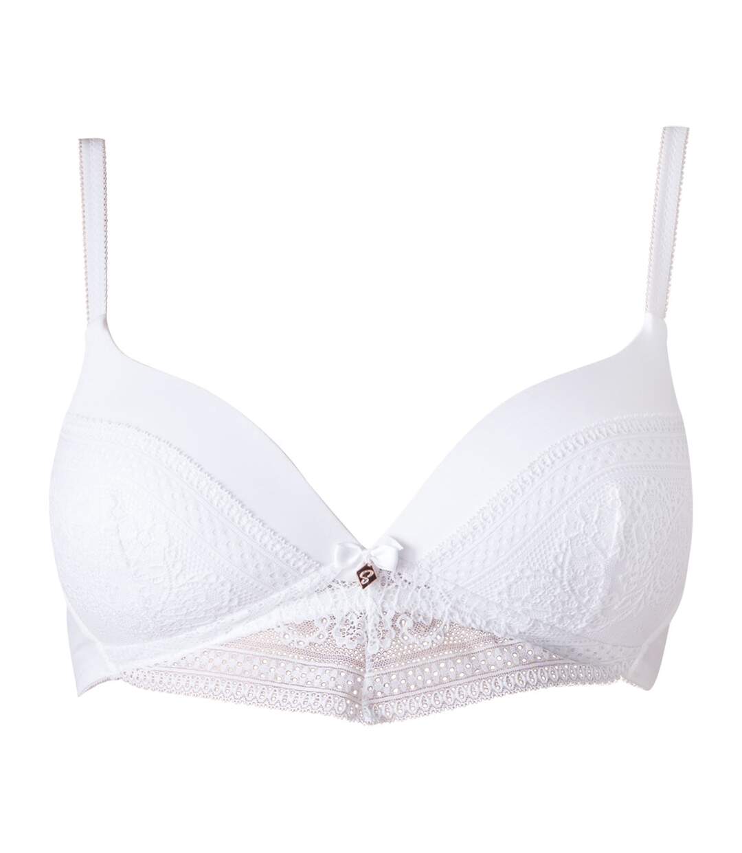 Soutien-gorge triangle sans armature push-up femme Dentelle Recyclée