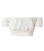 Womens/ladies Alba Bandeau Crop Top White Grace Jacob-2