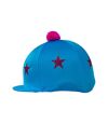 HyFASHION Couvre-chapeau Pom Pom avec motif d'étoiles pailletées (Étoiles turquoise/rose) - UTBZ869