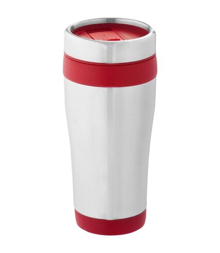 Bullet Elwood Insulated Tumbler (Pack of 2) (Silver/Red) (6.9 x 3.3 inches) - UTPF2466