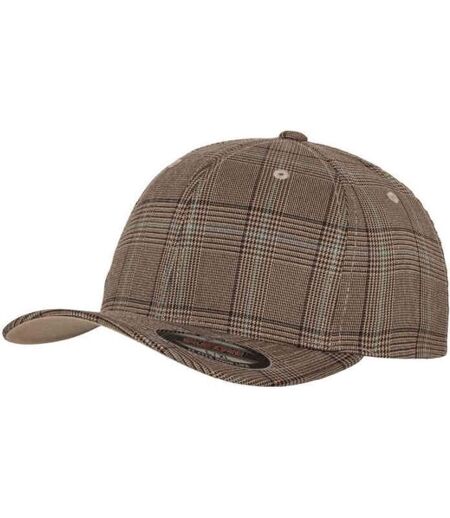 Casquette De Baseball Marron Vert Kaki Flexfit