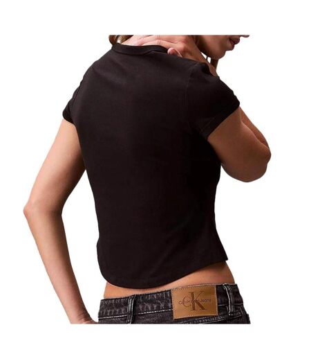 T-Shirt noir femme calvin klein jean baby