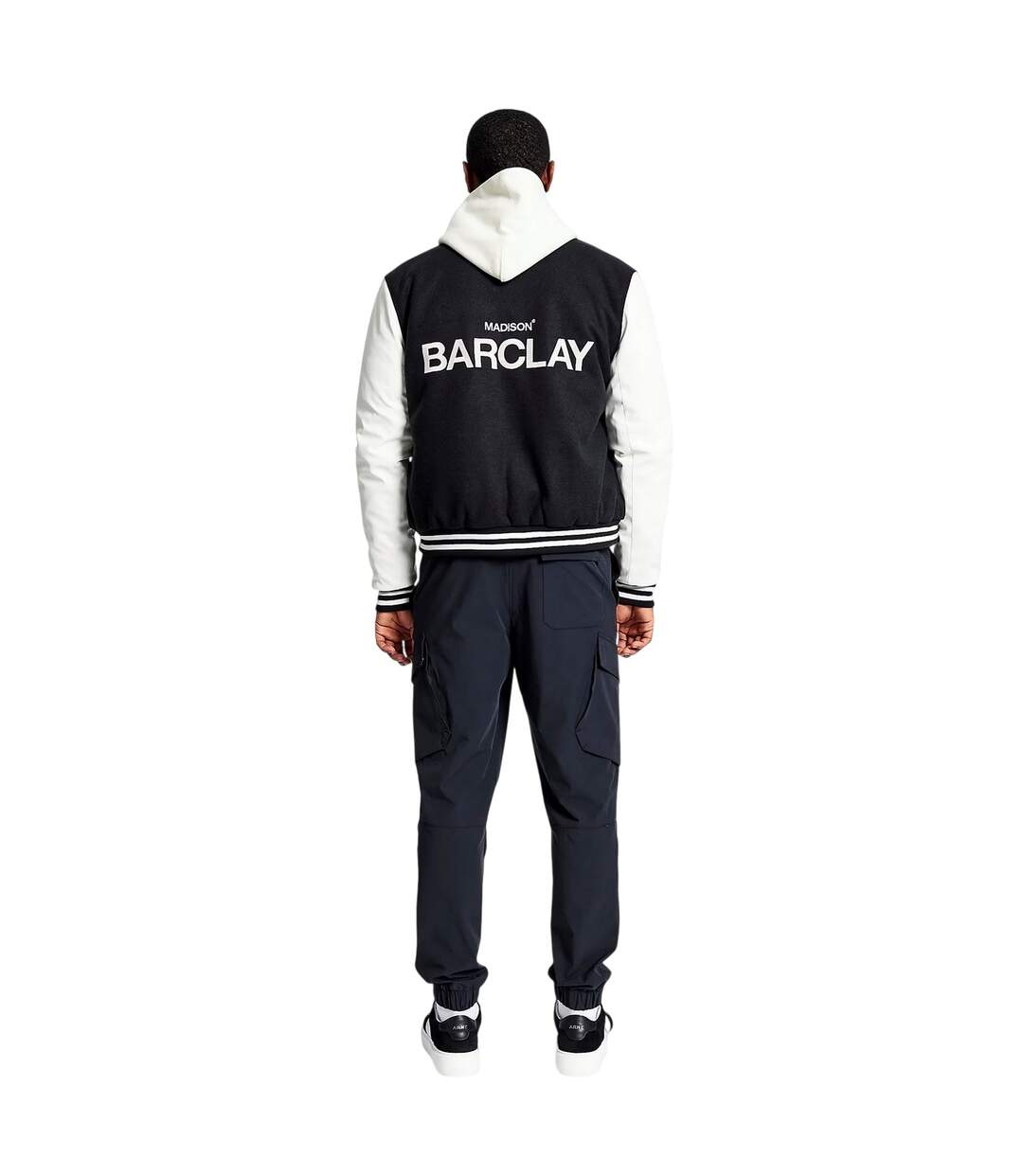 Blouson D´université Lincoln Homme Noir Madison Barclay-3