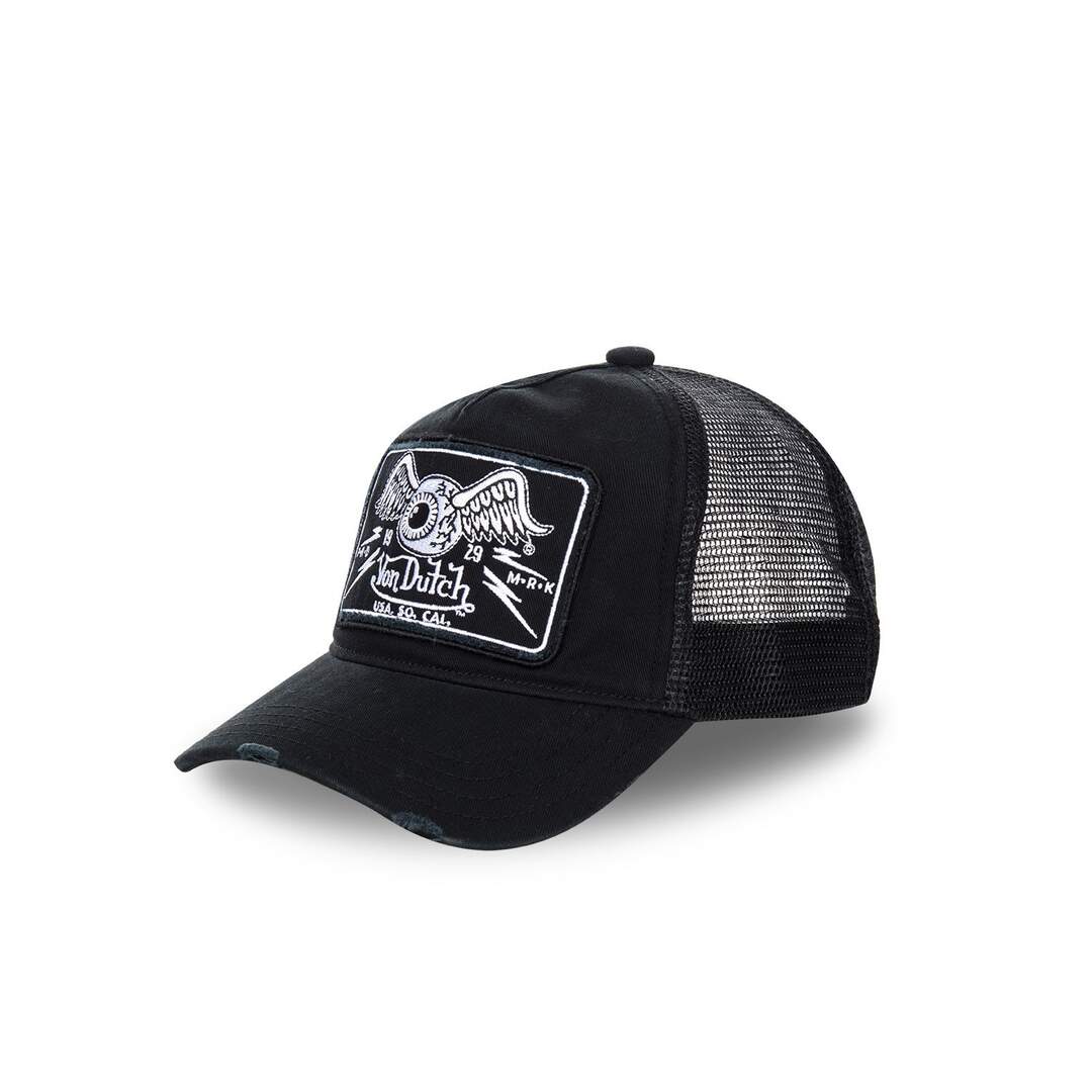 Casquette Trucker homme Flying Eye Noir Vondutch-1