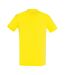 SOLS Mens Imperial Heavyweight Short Sleeve T-Shirt (Lemon)