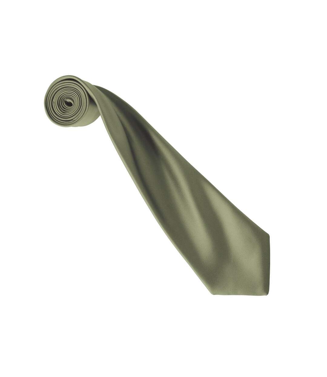 Cravate Colours Collection Taille Unique Olive Premier-2
