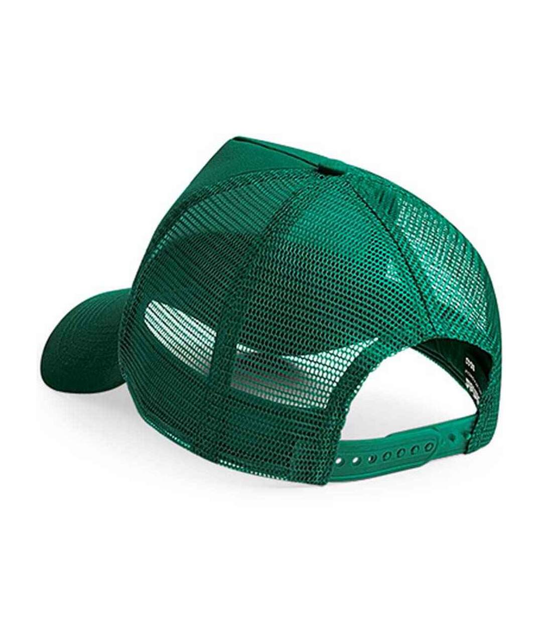 Casquette trucker adulte vert bouteille Beechfield-2