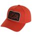 Casquette Ajustable Motif/style Texte Adulte Bordeaux Foncé Societe Noir-1