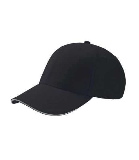 Casquette Sandwich Sport Mixte Noir Ecru Atlantis