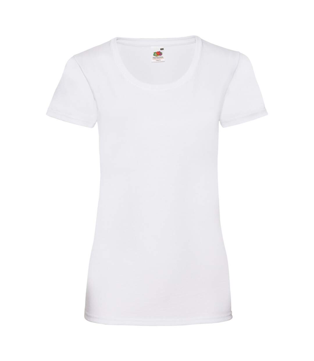T-shirt Valueweight Femme Blanc Fruit Of The Loom-1