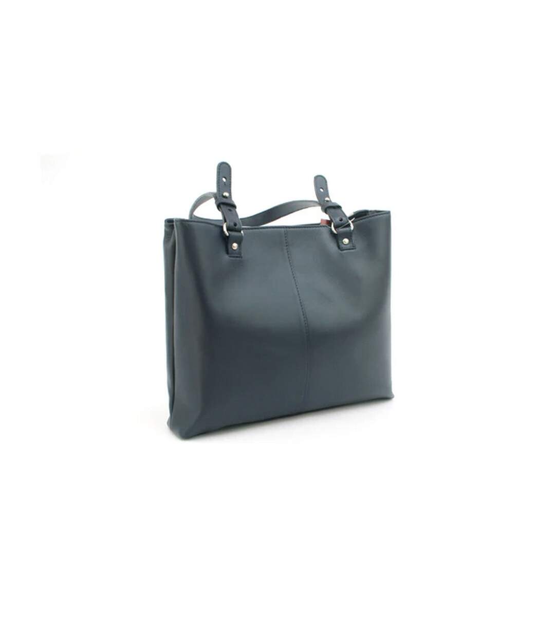 Alice Contrast Panel Leather Handbag One Size Navy Ivory Eastern Counties Leather-2