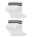 Sock Snob - Lot de 12 Socquettes Ray�es Pour Femme | Chaussettes Blanches Femme