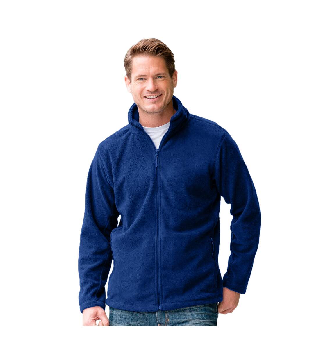 Russell Mens Full Zip Outdoor Fleece Jacket (Bright Royal) - UTBC575-3