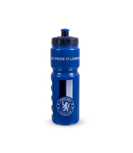 Chelsea FC The Pride Of London Plastic Water Bottle (Blue/White) (One Size) - UTRD2625