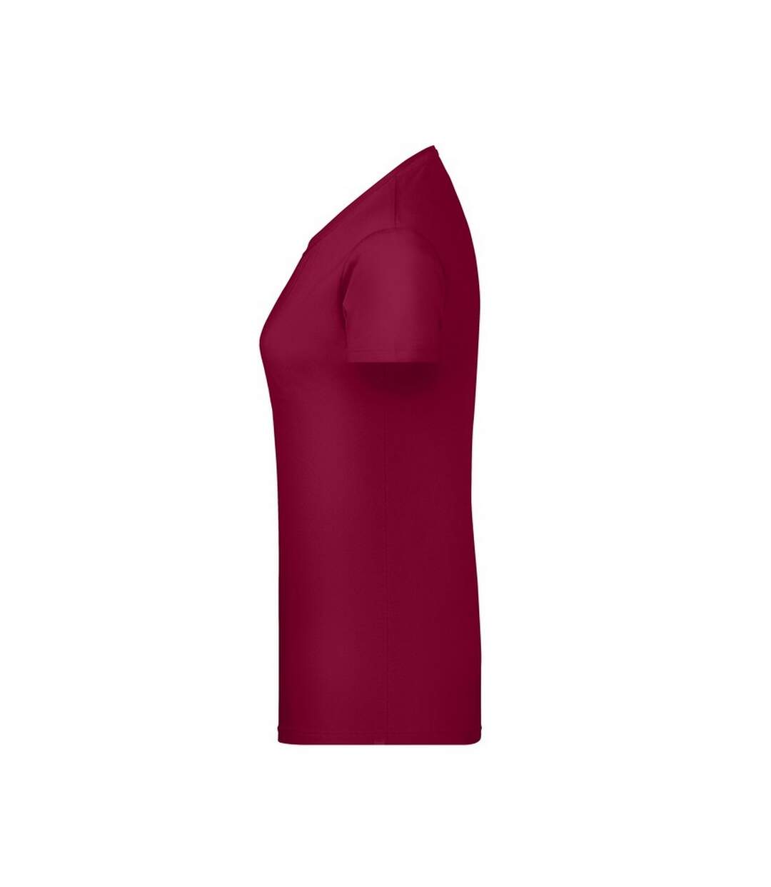 T-shirt Basic Femme Bordeaux James And Nicholson-3