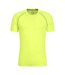 Mens Aero Ii Short-sleeved T-shirt Bright Yellow Mountain Warehouse-1