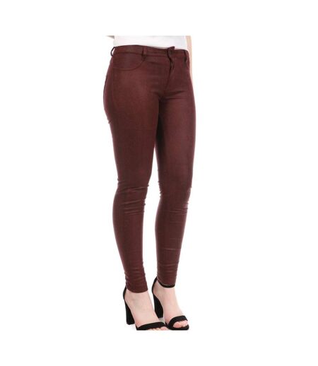 Jegging bordeaux femme teddy smith the jeg rise skin - 24