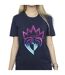 Disney - T-shirt DESCENDANTS PINK CROWN - Femme (Bleu marine) - UTBI20125-3