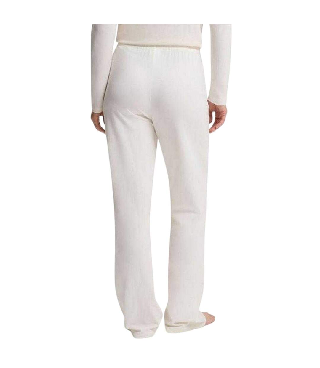 Bas De Pyjama Motif/style Logo Femme Blanc Boss-3