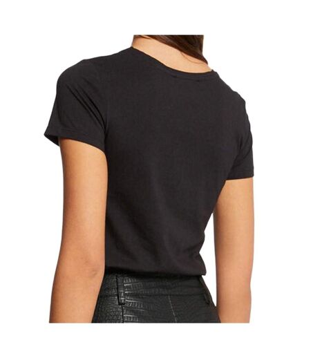 T-shirt Noir Femme Morgan DZEBA - L