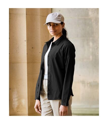 Craghoppers Womens/Ladies Expert Kiwi Long-Sleeved Shirt (Black) - UTRW8133