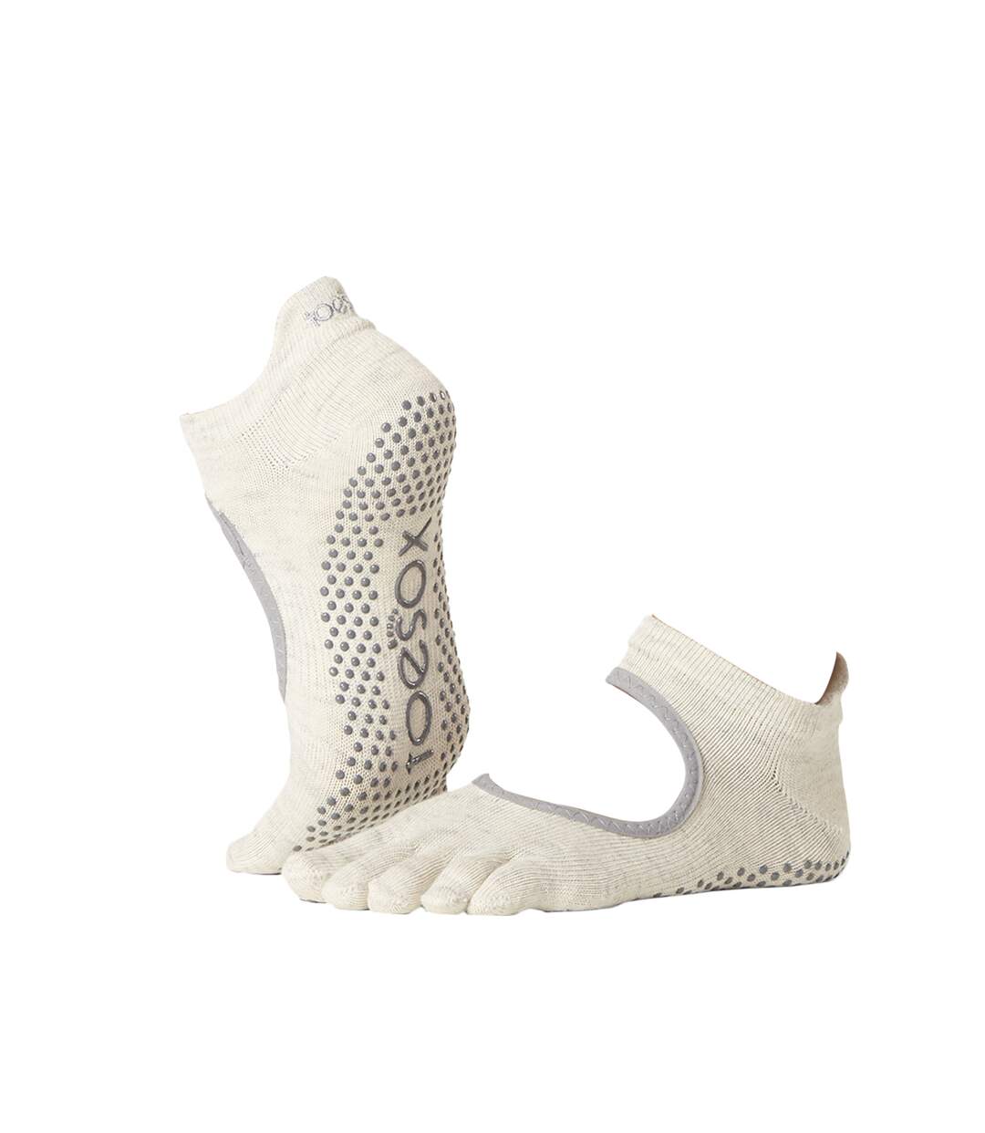 Toesox - Chaussettes à orteils BELLARINA - Femme (Blanc cassé) - UTMQ222-1