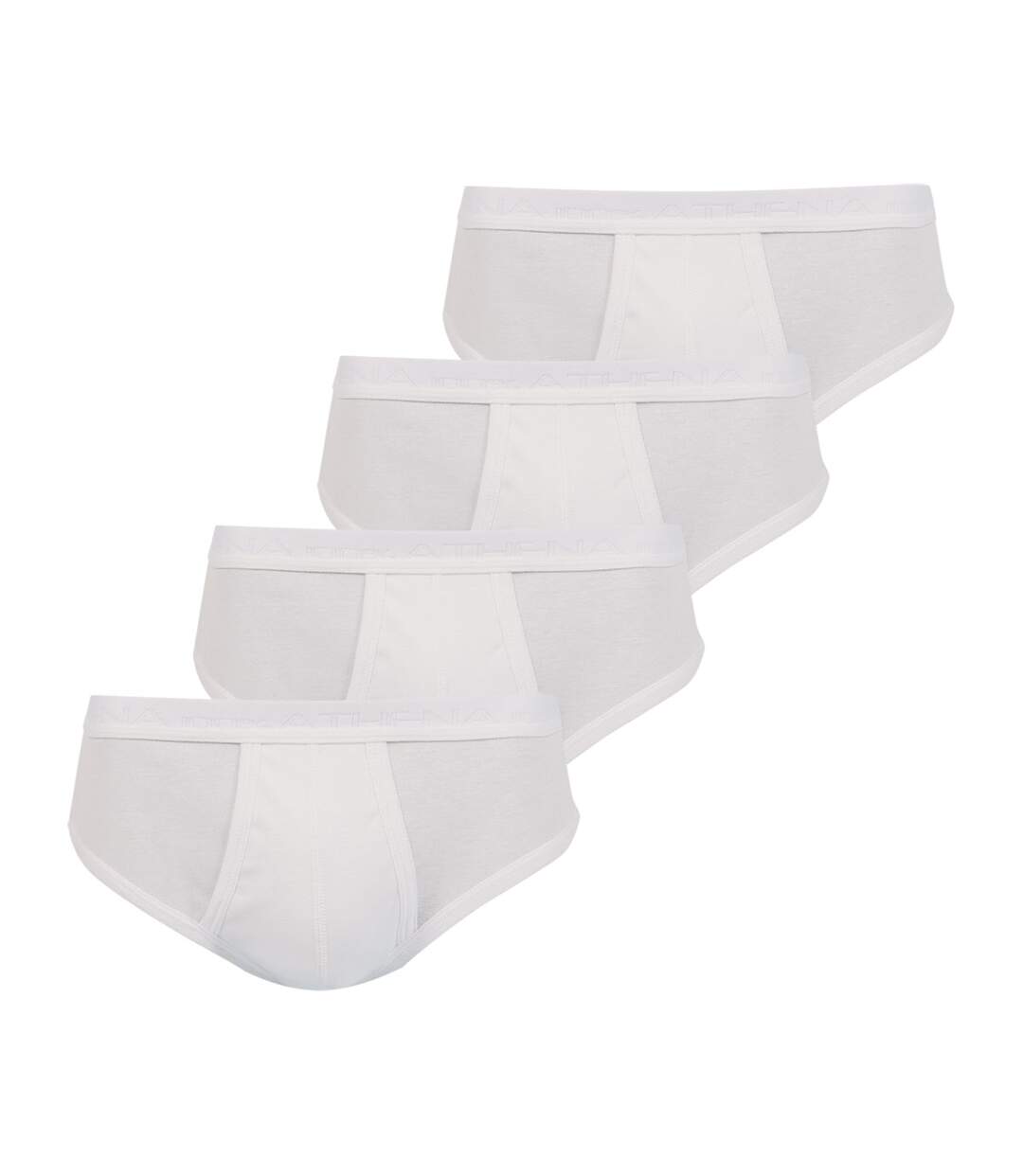 Lot de 4 slips taille haute ouverts Coton Bio