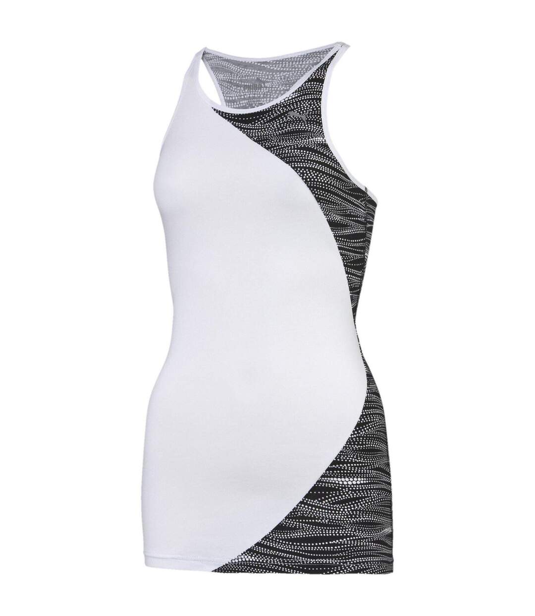 Womens/ladies Shine Vest Top White Puma-1